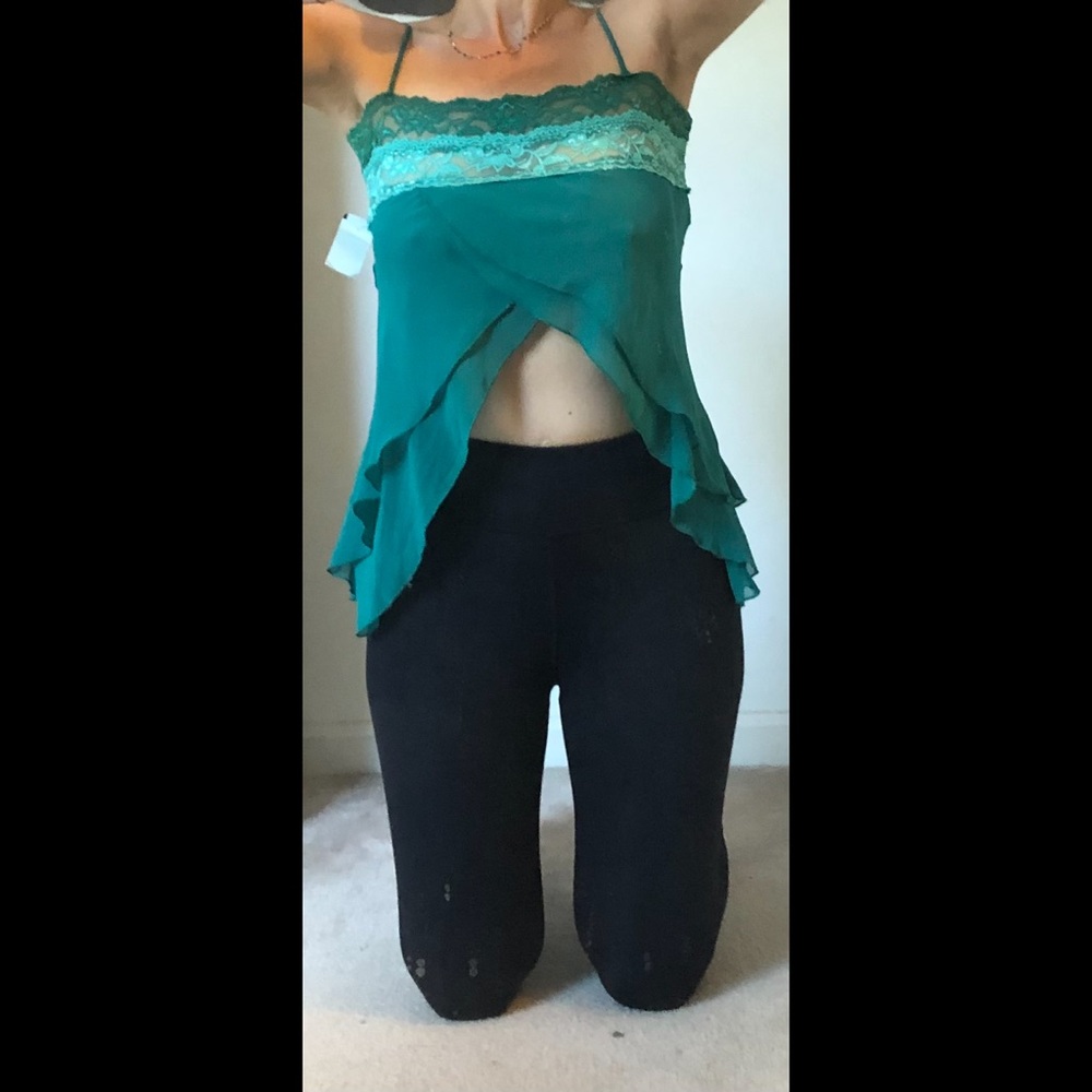 Emerald Lace Neglige